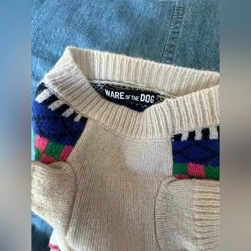 ‼️RARE‼️🎸WARE OF THE DOG🎸🔥NWOT🔥 U + Me Sweater— Size 1